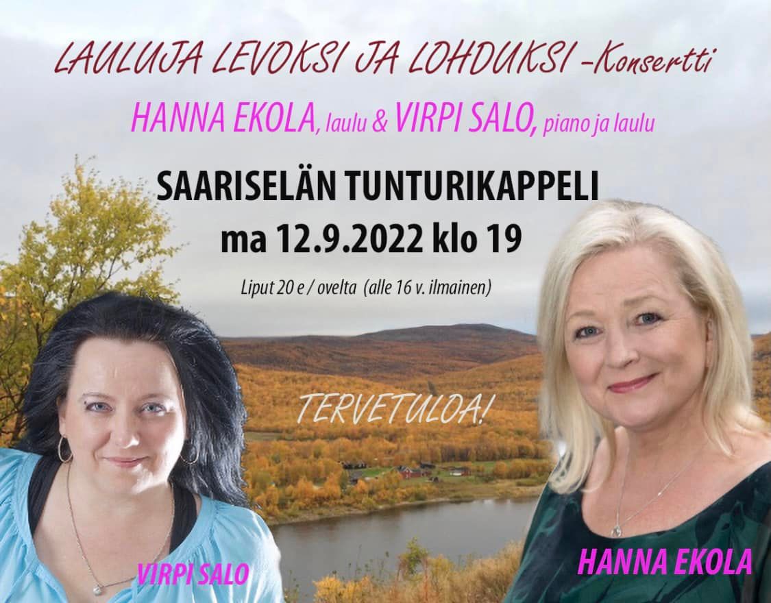 Lauluja levoksi ja lohduksi -konsertti